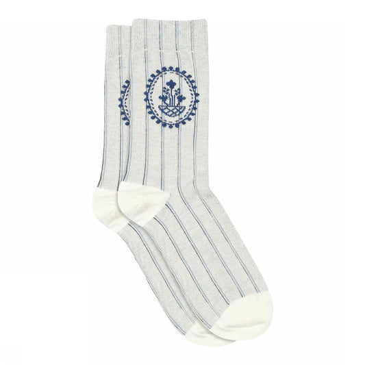 12-77749 Kamille Bamboo Striped Sock