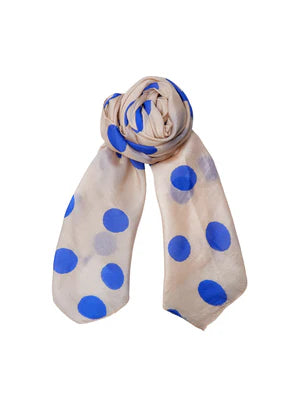 BCRoselil Large Dot Silk Scarf