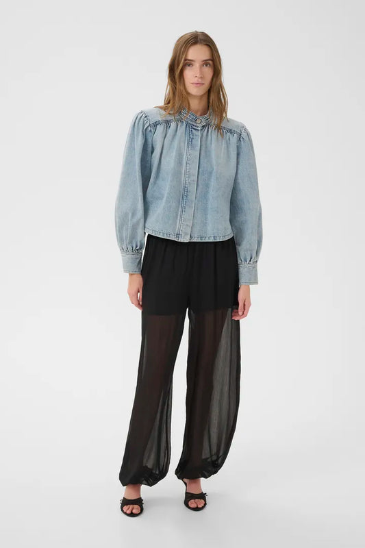 KBEstelle Denim Blouse Vintage Blue