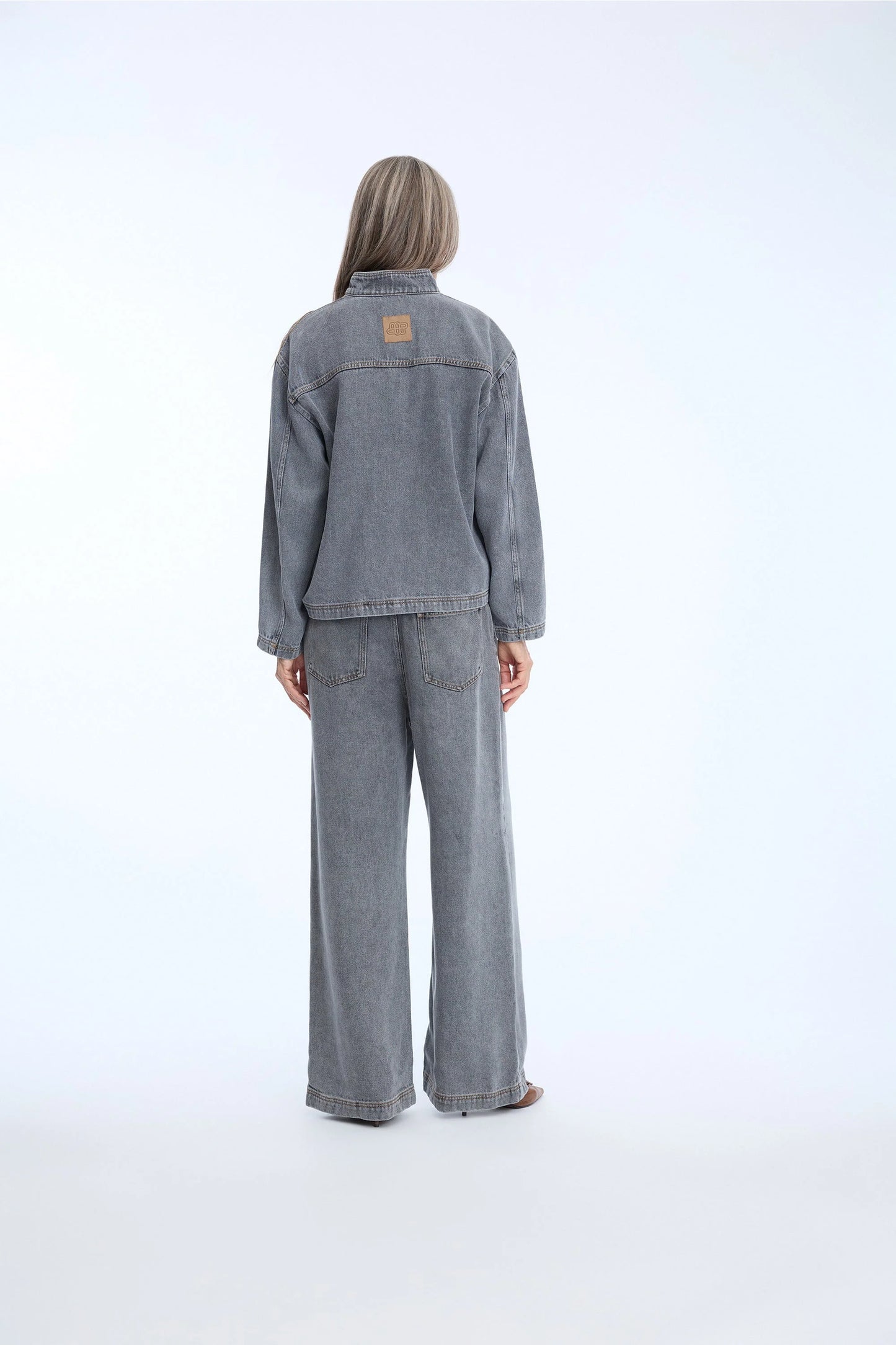 Tuxa Denim Shirt Grey