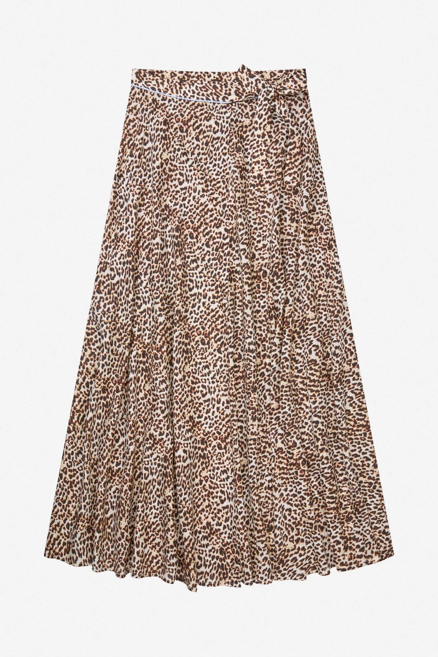 UBBA Leopard Print Wrap Skirt Print Animal
