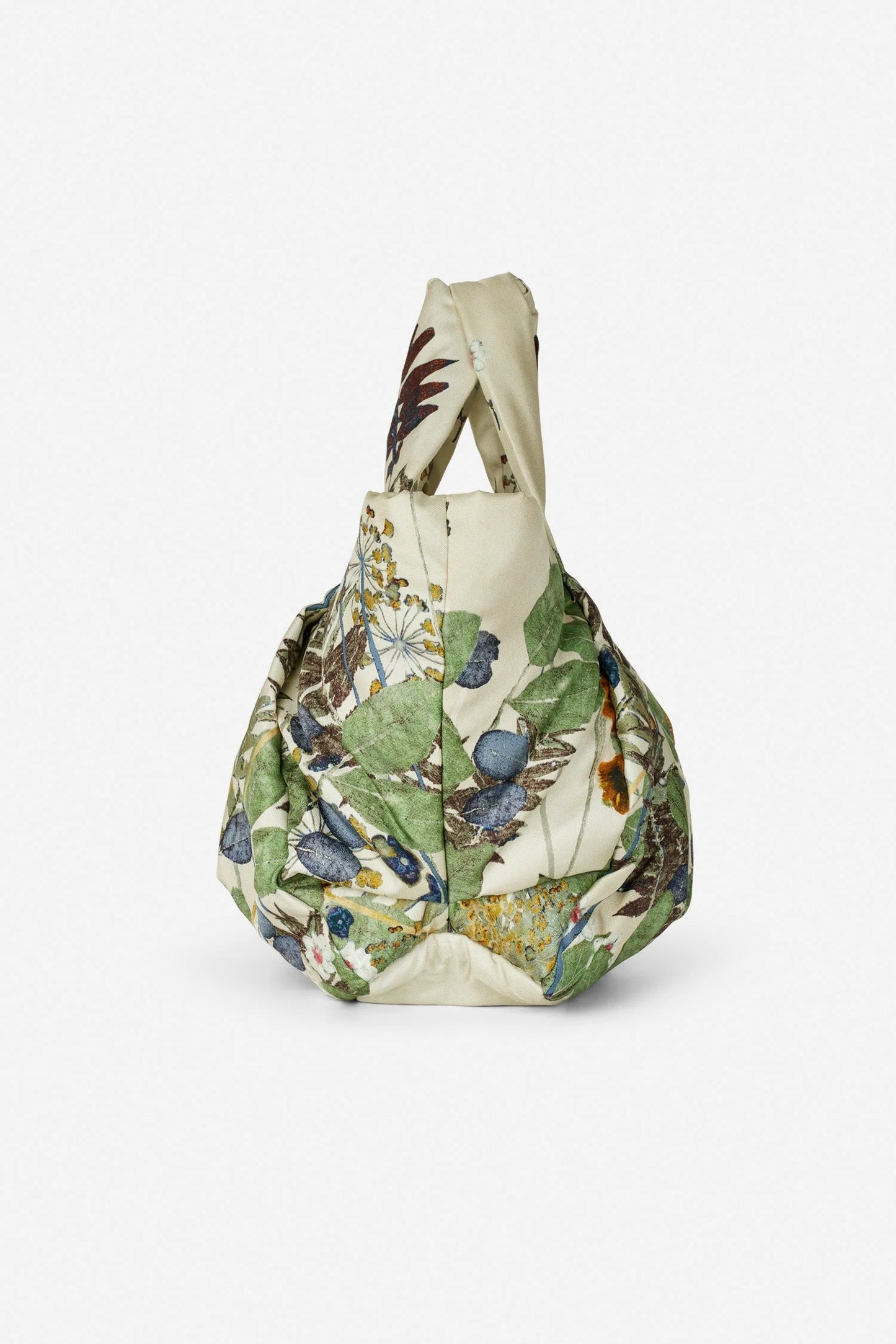 Lix Printed Silk Bag Creme