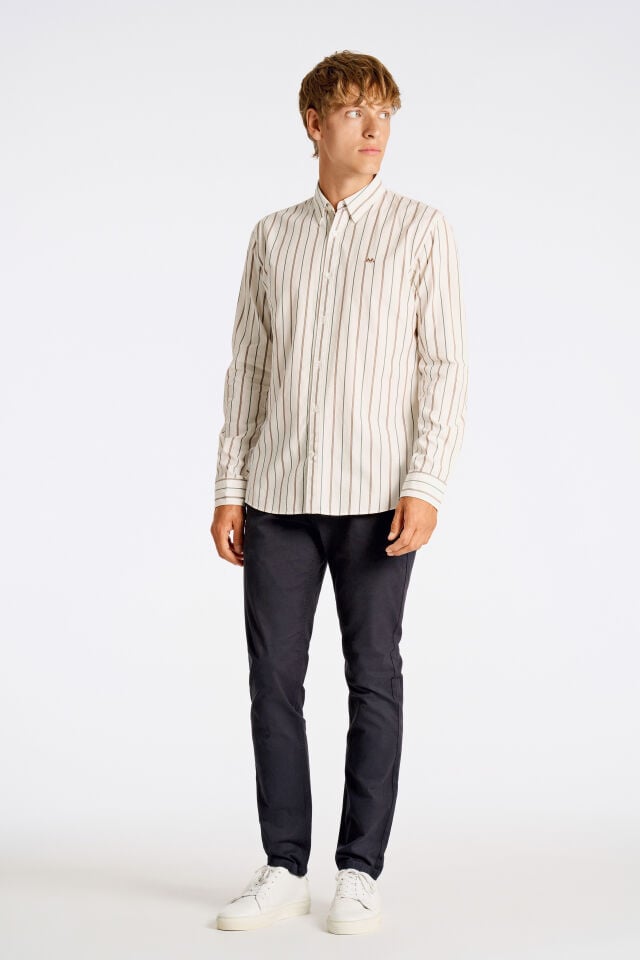 Mens 30-222046 Oxford Shirt Off-White