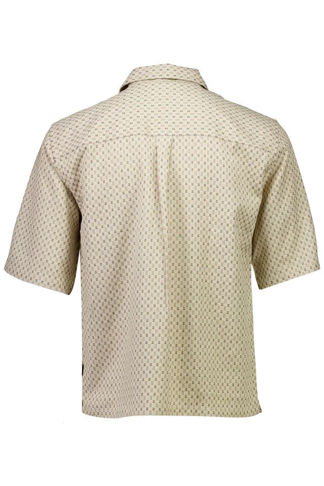 Mens - Short Sleeved Shirt Dark Sand 222111