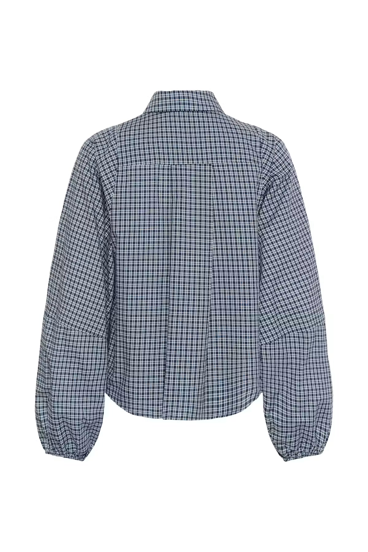 MWIlse Balloon Sleeve Checked Shirt