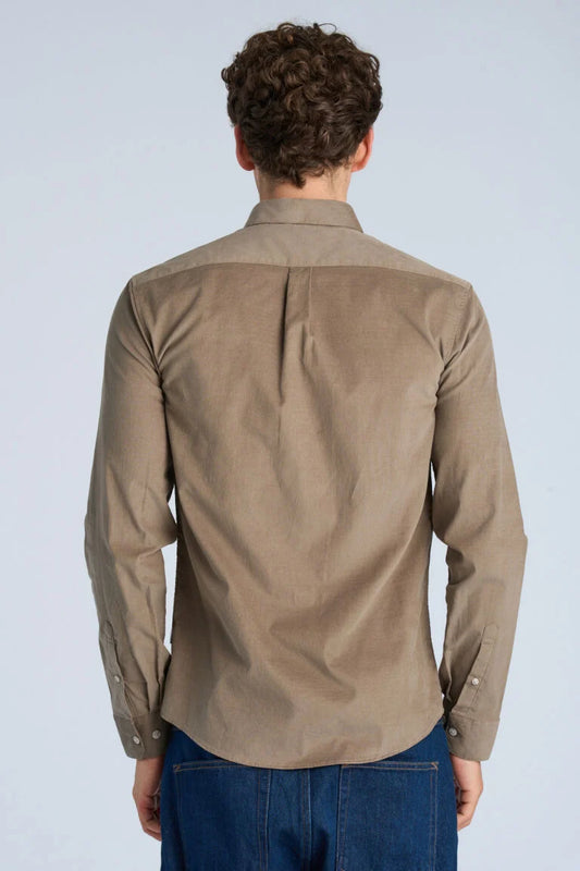 Mens - Fine Corduroy Button Down Shirt (203248A)