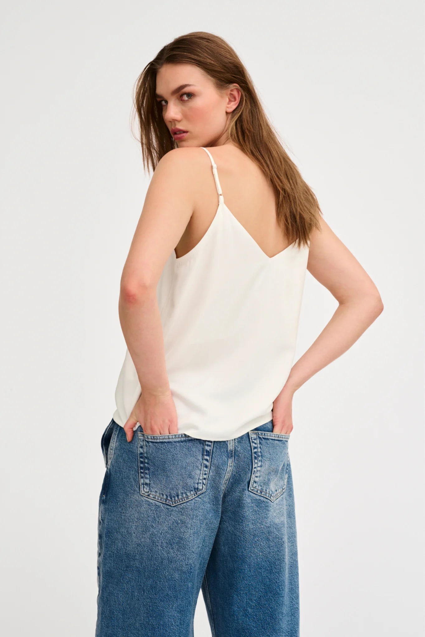 EstelleMW Lace Strap Top