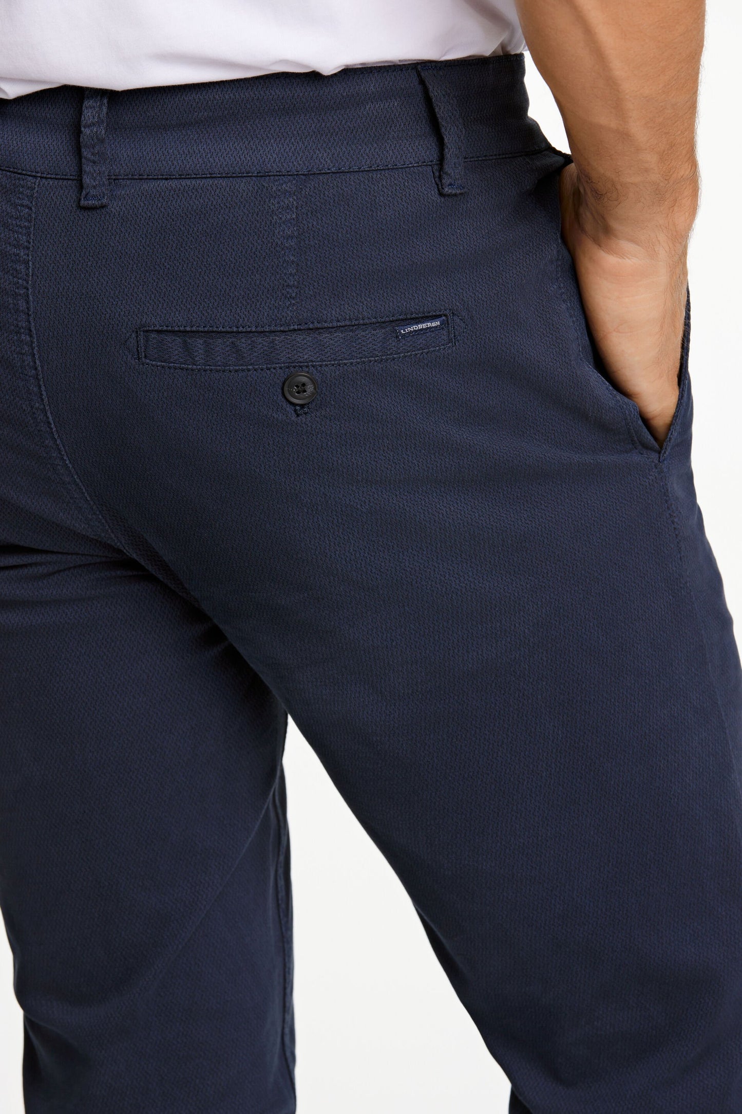 Mens Slim Fit Chino Navy