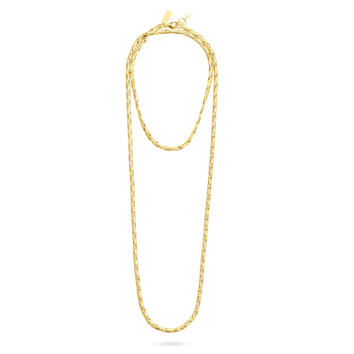 New York Long Necklace Gold