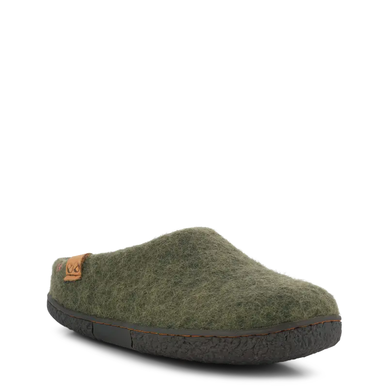 Tibet - Wool Slippers w. rubber outsole
