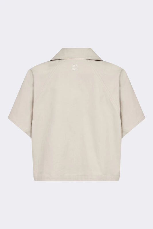 LR-Piper 1 Boxy Cotton Waistcoat Beige