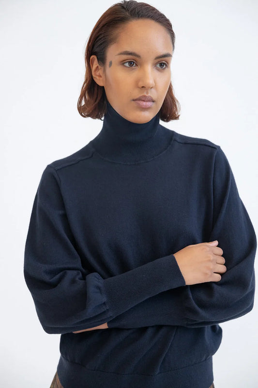 Sirene DK34 Polo-Neck Jumper Midnight