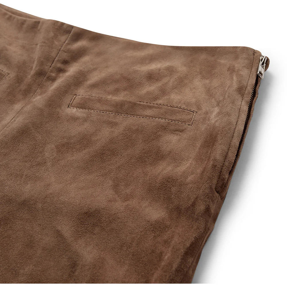 51340 - AvaDEP Suede Kickflare 7/8 Trouser Sand