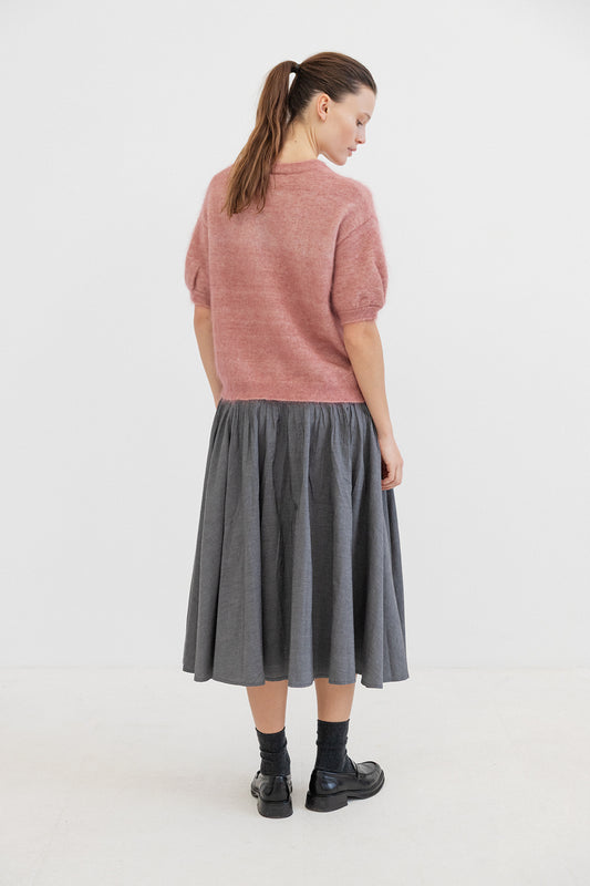 Billie Short Sleeved Jumper Old Rose