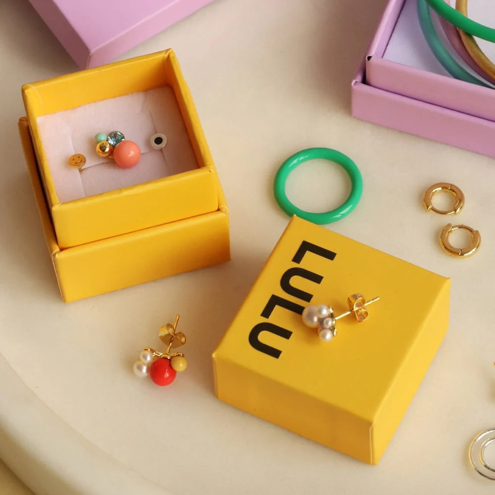 Bouquet Burnt Coral Earring