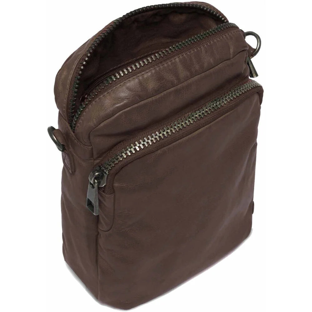 15092 - Leather Cross Over Bag