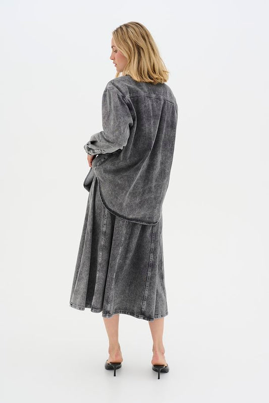 MaloMW 143 Boxy Shirt Grey Retro Wash