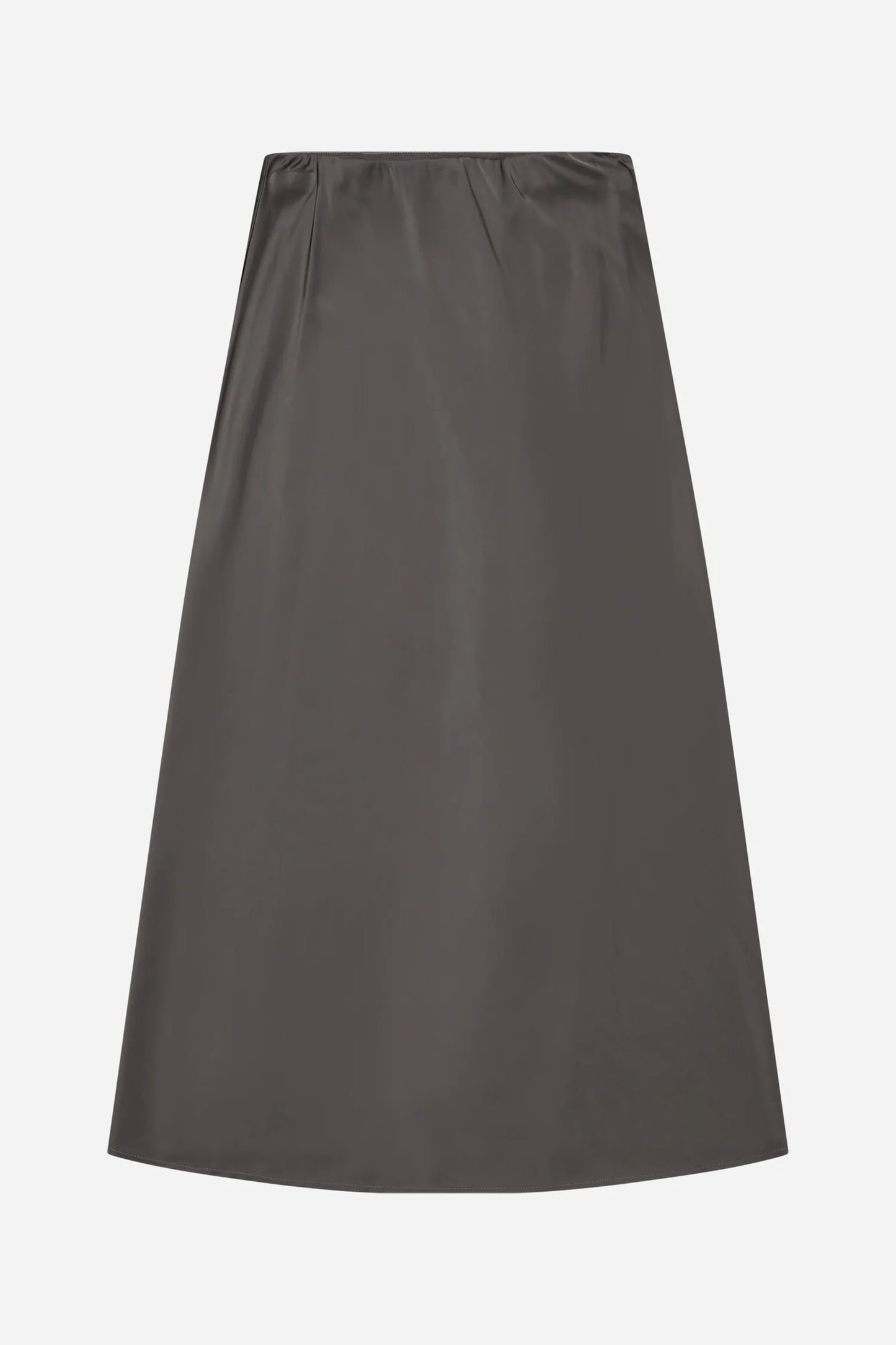 Babe Satin Midi Skirt