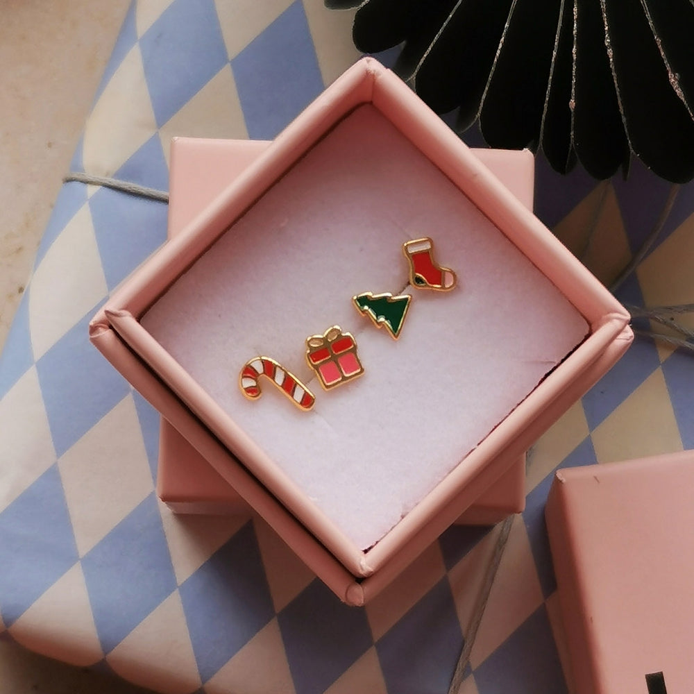 The Green Tree Earring Gold