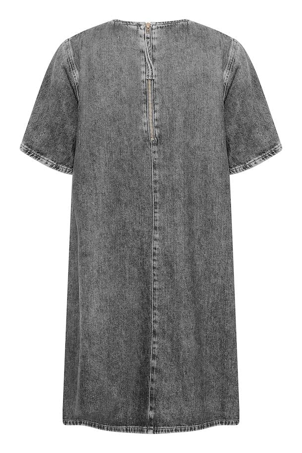 MaloMW 143 Short Denim Dress Grey Retro Wash