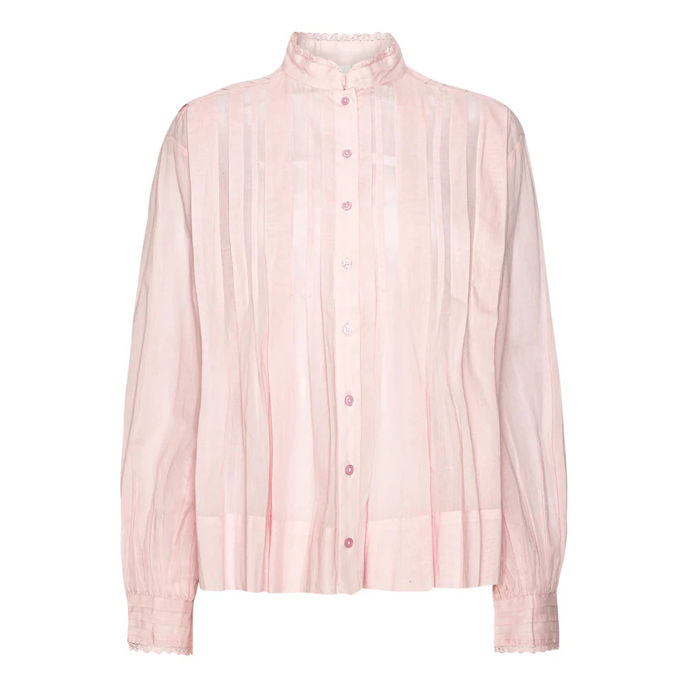 Gisele Cotton Blouse Baby Pink