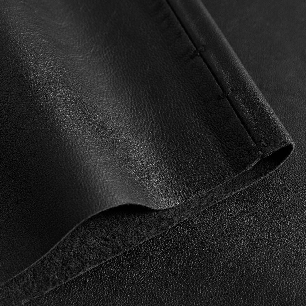 Boa Highwaist 7/8 Length Leather Trouser Black