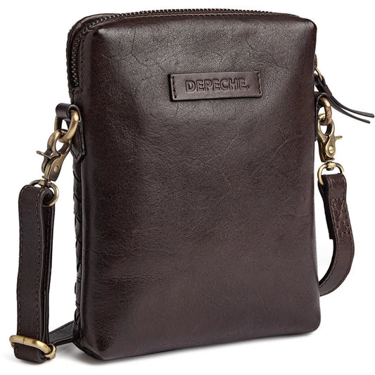 17096 - Sofya Mobile Bag Dark Brown