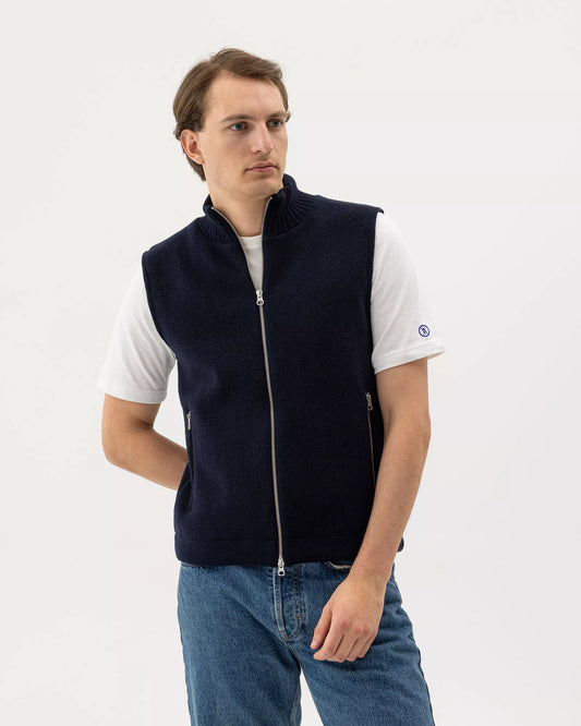 Mens - Fred Windproof Vest Navy