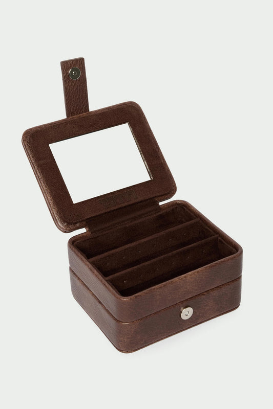 Dune Small Jewellery Box Dark Brown
