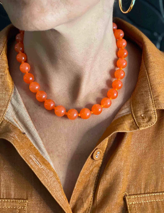 JASMINE NECKLACE - Orange