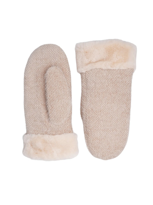 BCKeeley Mittens - Black/Sand