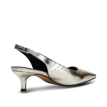Maxine Slingback Shoe Silver & Crystal