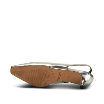 Maxine Slingback Shoe Silver & Crystal