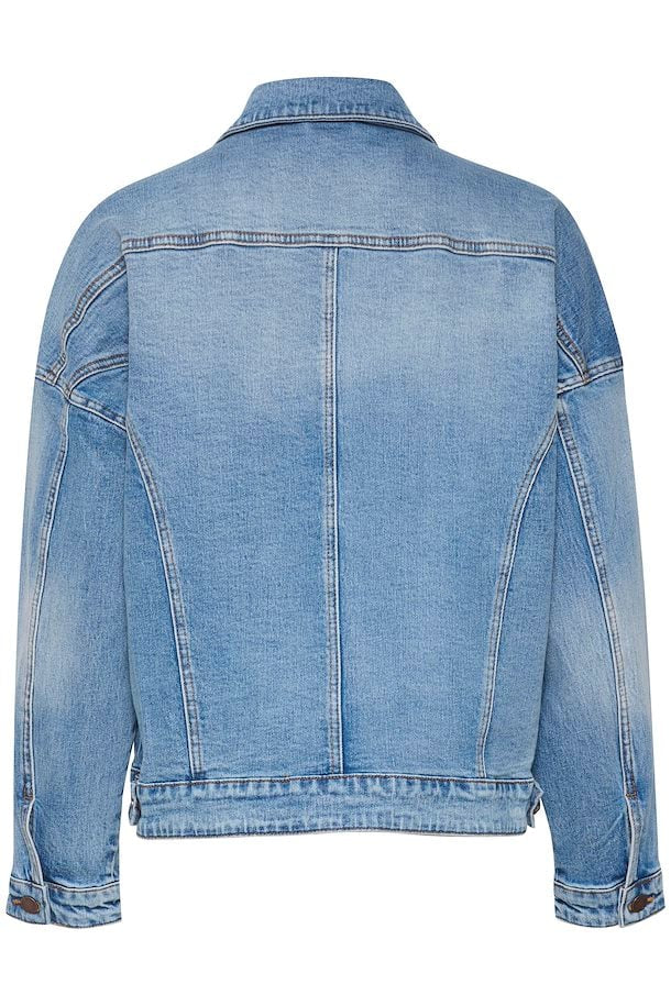 DangoMW Oversize Denim Jacket Light Blue Retro