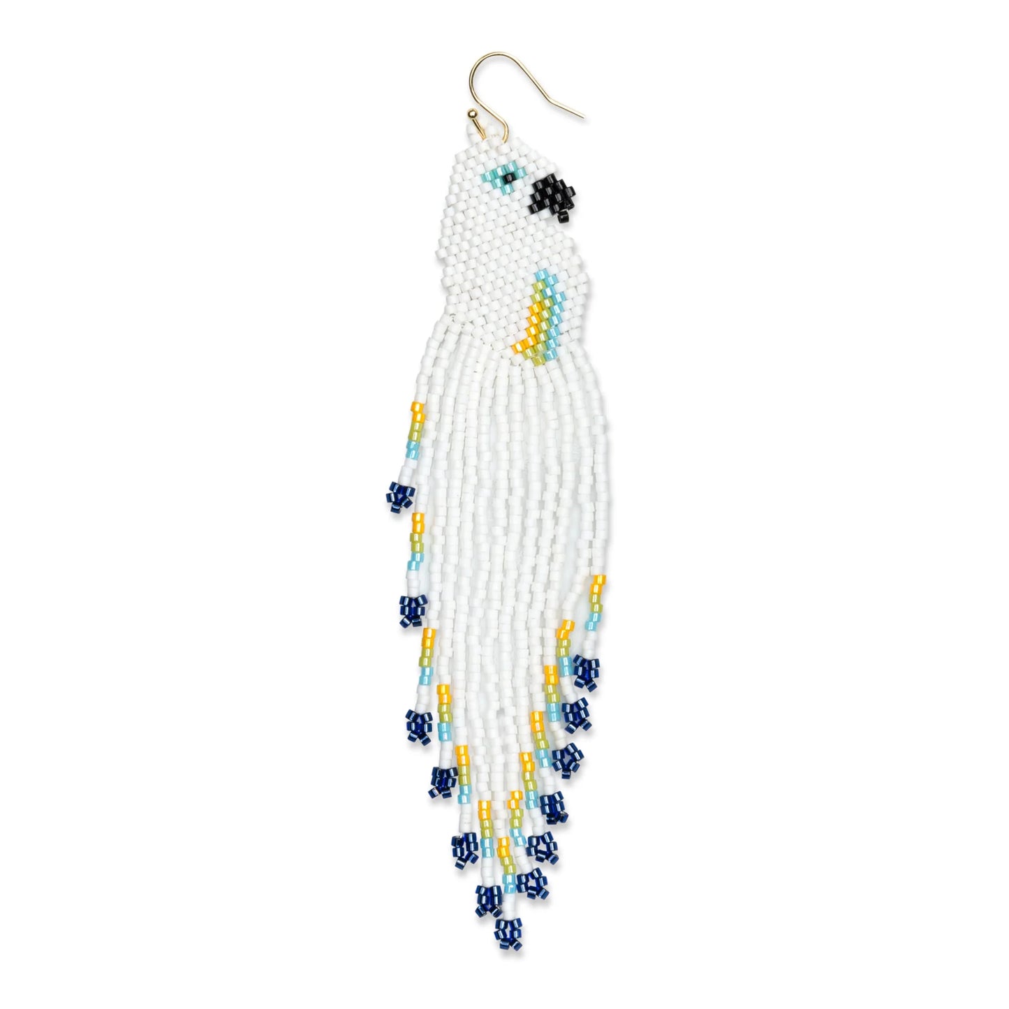 Parrot Miyuki Earring White