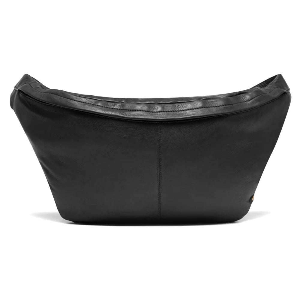 Oversize Bumbag in Super Soft Leather 15234 Black