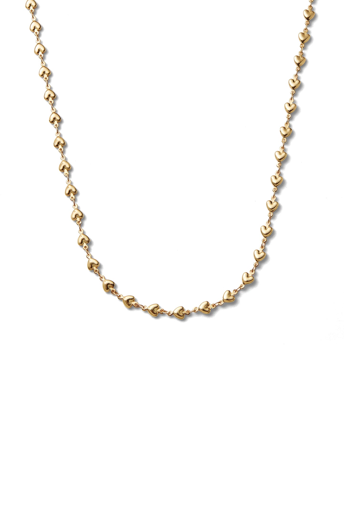 Habibi Heart Necklace Gold