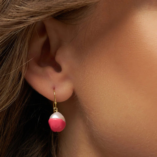 Baroque Pear Earring