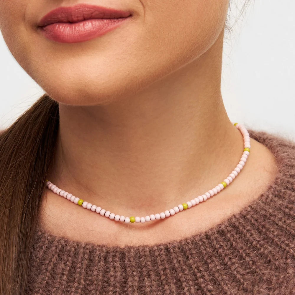 Color Ball Short Necklace