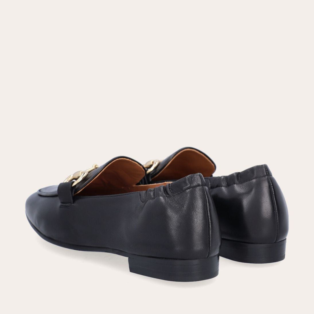 Classic Loafer in Nappa Leather Black/Gold