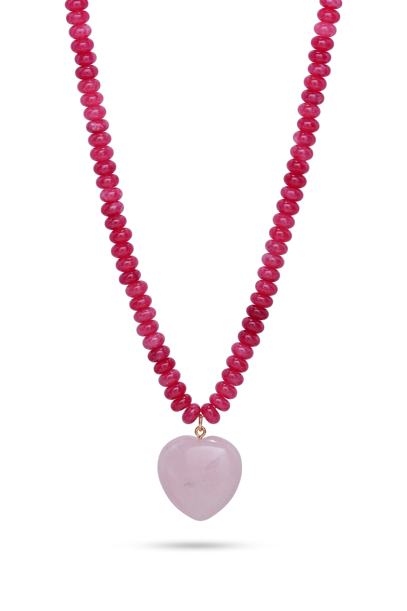 Dua Crystal Necklace Pink