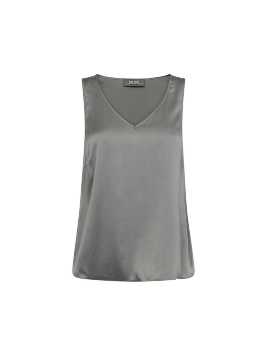 MMAstrid V-Neck Silk Tank Top