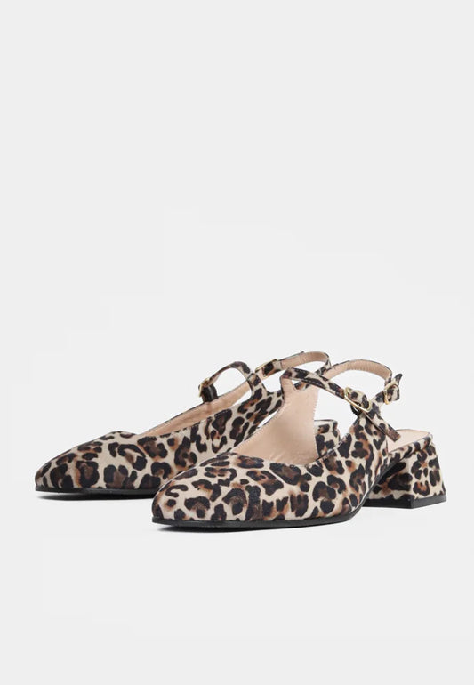 Lyon Slingback Court Shoe Jaguar