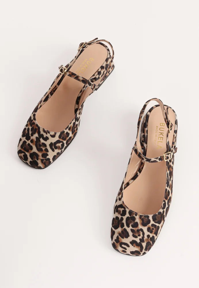 Lyon Slingback Court Shoe Jaguar