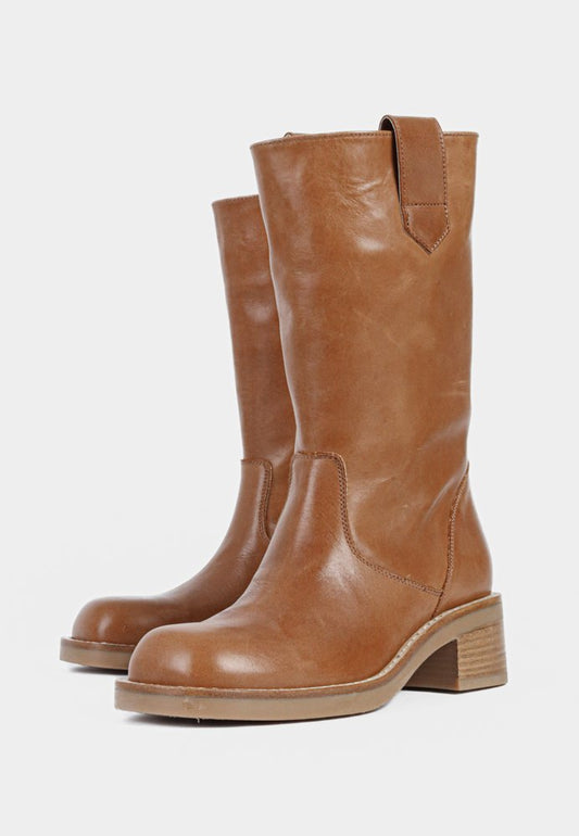 Salvador Mid Length Boot Cognac