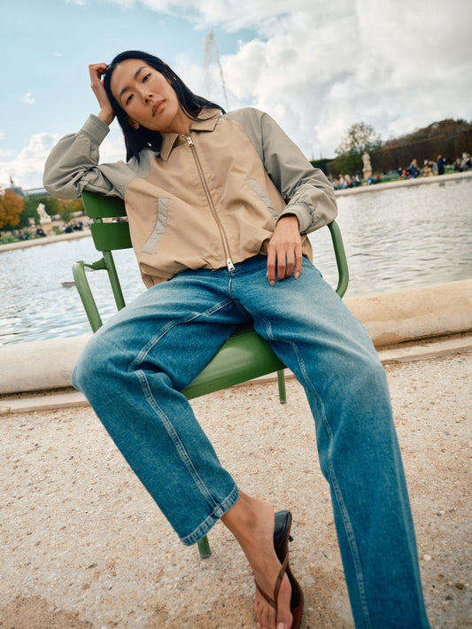 MMTaura Bomber Jacket Sesame