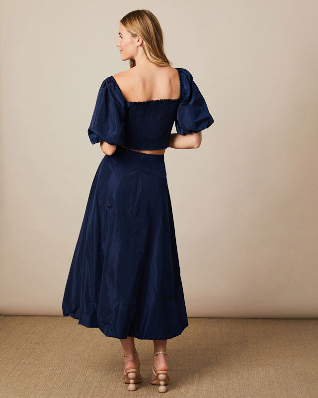 Anita Puff Ball Skirt Navy