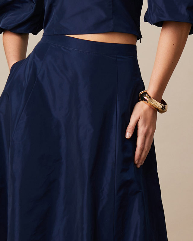 Anita Puff Ball Skirt Navy