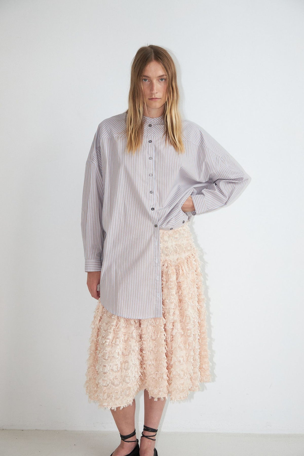 Francia Fluffy Skirt Wheat