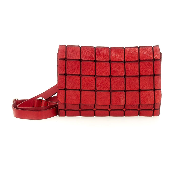 C040640N Lacer Cut Leather Cross Body Bag